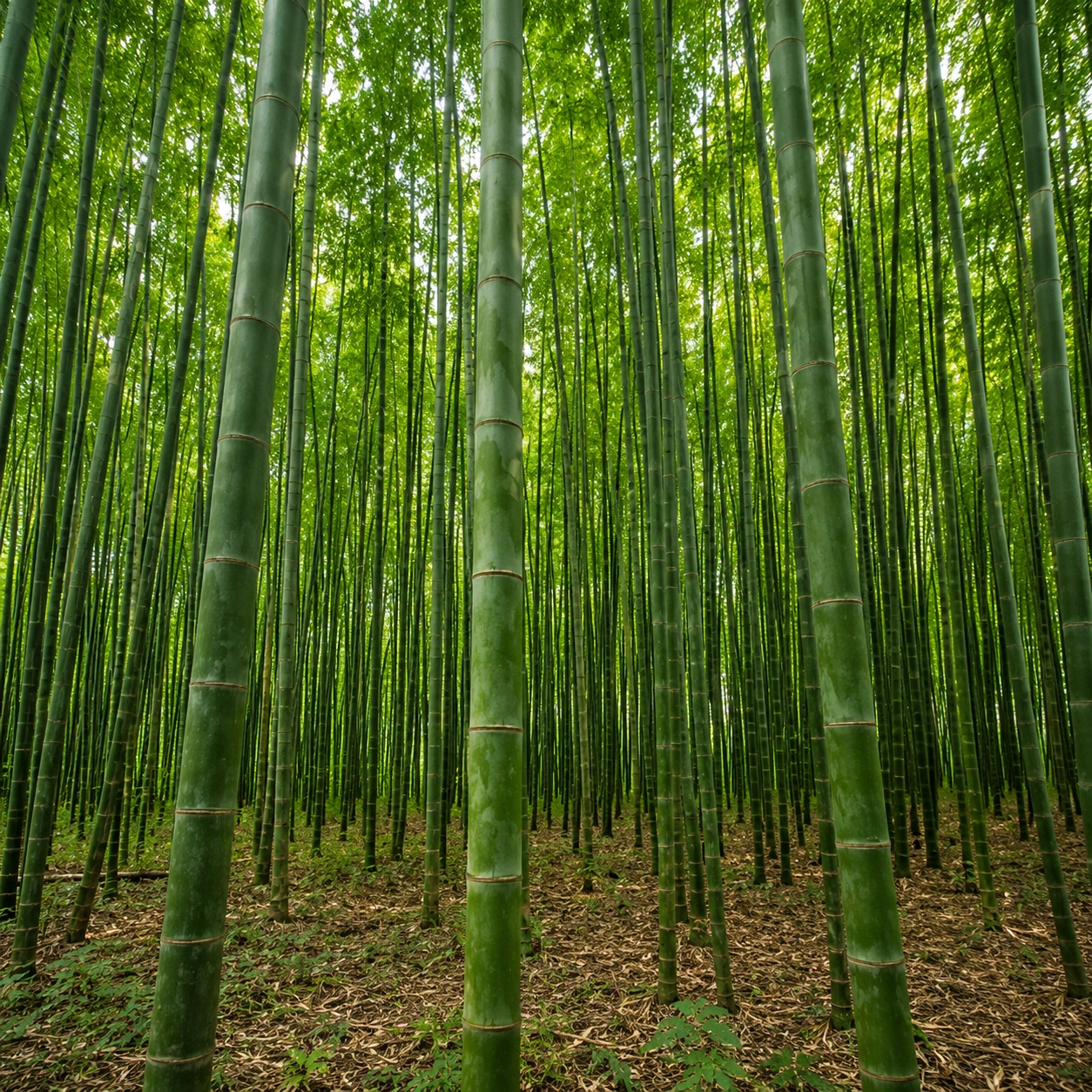 Bamboo material close-up