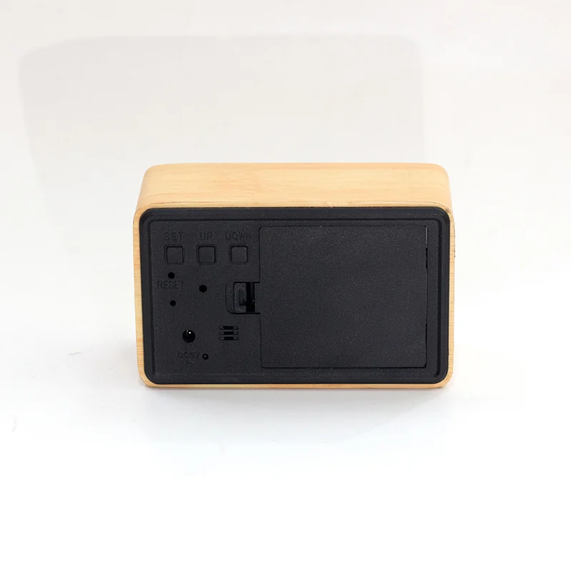 1294 Bamboo LED Desk Clock thumbnail 2