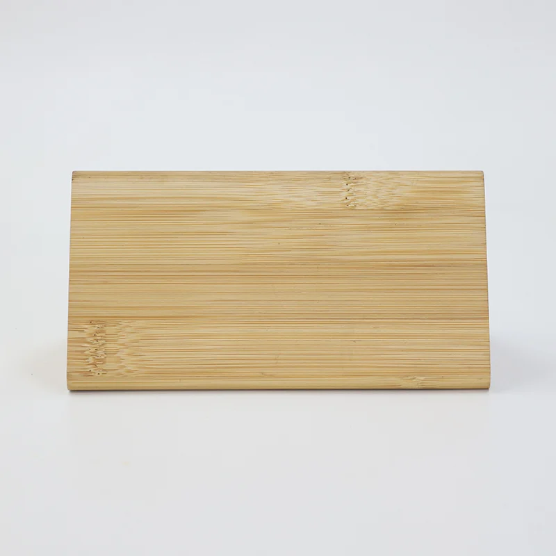 1502 Bamboo Triangular LED Clock thumbnail 5