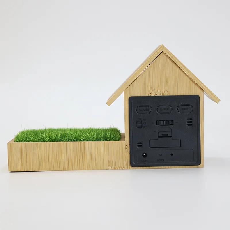 F101 Bamboo House Ambient Light Clock thumbnail 2