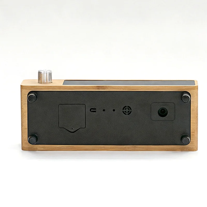 W106 Bamboo Wireless Charging Clock thumbnail 3