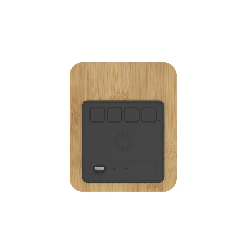 Y130-3 Bamboo Bluetooth Speaker Alarm Clock thumbnail 2